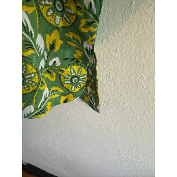 Roller Rabbit green floral blouse NWT - Picture 5 of 5